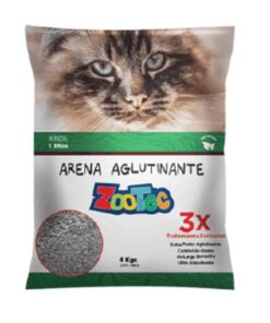 Arena Aglutinante  Zootec x 4 Kgs Dm Mascotas