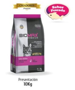 Alimento Biomax Premium Gatos Adultos X10kg