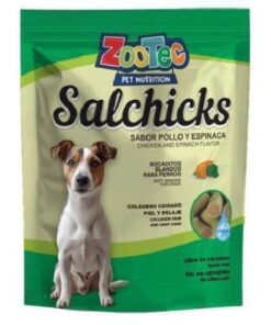 SALCHICKS POLLO Y ESPINACA X 100 GRS