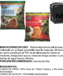 CUBOS DE HENO BOLSA X 500GRS