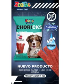 CHORICKS CARNE +LECHE DE CABRA CON COLAGENO  X 95 GRS