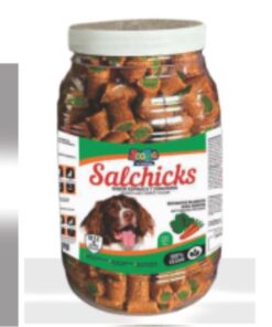 CARAMELERA SALCHICKS POLLO Y ESPINACA X 2K GRS